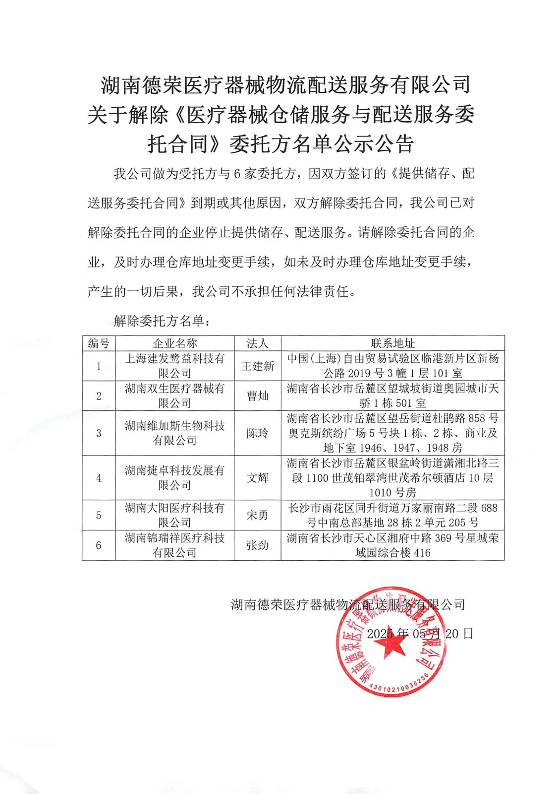 （已蓋章）湖南德榮醫(yī)療器械物流配送服務(wù)有限公司取消合作客戶20250520(1).jpg
